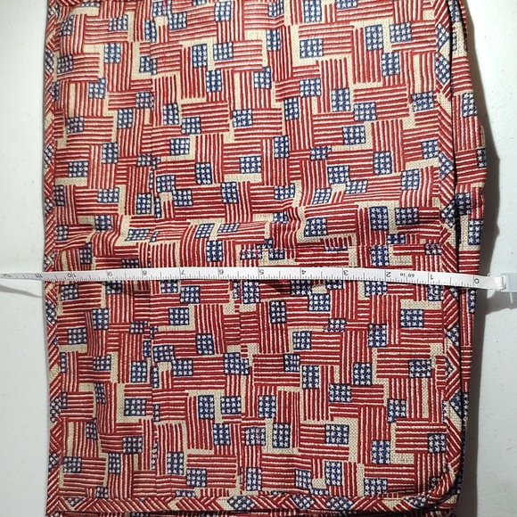 Longaberger Liner Collectors Club Flag Basket/Magazine Drop In, Has 8 Pockets - Picture 3 of 6